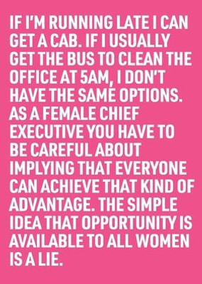 The Simple Idea That Opportunity Is Available To All Women Is A Lie