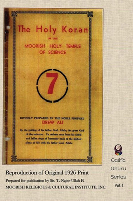 The Holy Koran Of The Moorish Holy Temple Of Science