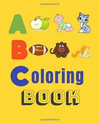ABC Coloring Book: Alphabet coloring kids book