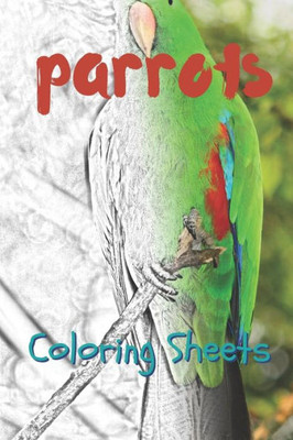 Parrot Coloring Sheets: 30 Parrot Drawings, Coloring Sheets Adults Relaxation, Coloring Book For Kids, For Girls