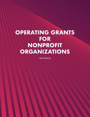 Operating Grants For Nonprofit Organizations