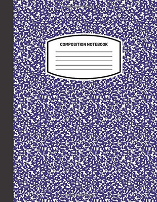 Classic Composition Notebook: (8.5x11) Wide Ruled Lined Paper Notebook Journal (Navy Blue) (Notebook for Kids, Teens, Students, Adults) Back to School and Writing Notes