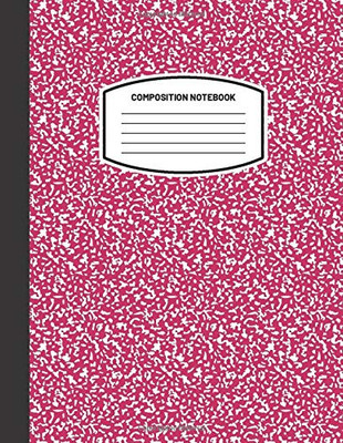 Classic Composition Notebook: (8.5x11) Wide Ruled Lined Paper Notebook Journal (Magenta) (Notebook for Kids, Teens, Students, Adults) Back to School and Writing Notes