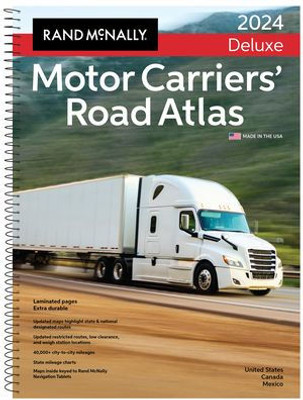Rand Mcnally 2024 Deluxe Motor Carriers' Road Atlas (Rand Mcnally Motor Carriers' Road Atlas)