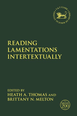 Reading Lamentations Intertextually (The Library Of Hebrew Bible/Old Testament Studies)