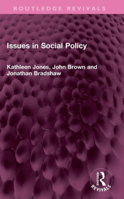 Issues In Social Policy (Routledge Revivals)