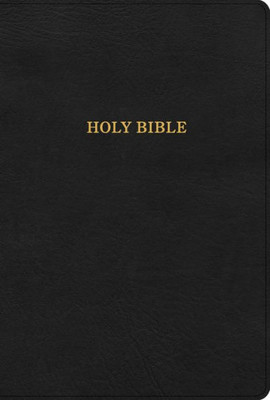 Kjv Large Print Thinline Bible, Black Leathertouch, Red Letter, Pure Cambridge Text, Presentation Page, Full-Color Maps, Easy-To-Read Bible Mcm Type