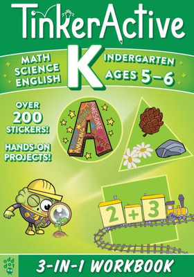 Tinkeractive Kindergarten 3-In-1 Workbook: Math, Science, English Language Arts (Tinkeractive Workbooks)