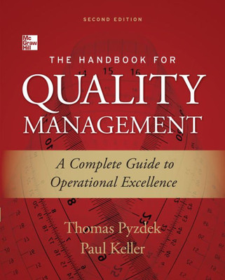 The Handbook Of Quality Management 2E (Pb)