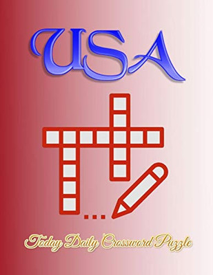 USA Today Daily Crossword Puzzle: Daily News Crossword Puzzle Book, Crosswords Puzzle Solver, Puzzles to Challenge Your Brain, Reproducible Worksheets for Classroom Use Kids Activities Books