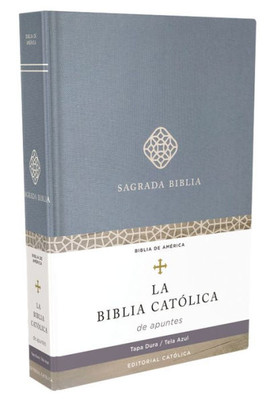 Biblia Católica De Apuntes, Tapa Dura, Tela, Azul (Spanish Edition)