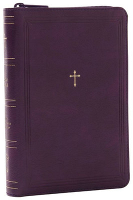Nkjv Compact Paragraph-Style Bible W/ 43,000 Cross References, Purple Leathersoft With Zipper, Red Letter, Comfort Print: Holy Bible, New King James Version: Holy Bible, New King James Version