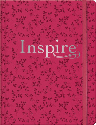 Inspire Bible Nlt (Hardcover Leatherlike, Pink Peony): The Bible For Coloring & Creative Journaling