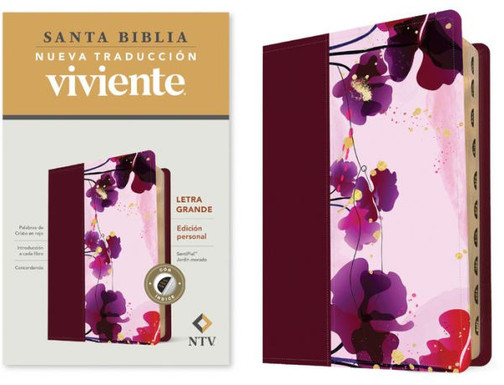Santa Biblia Ntv, Edición Personal, Letra Grande (Sentipiel, Jardín Morado, Índice) (Spanish Edition)