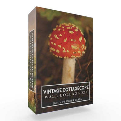Vintage Cottagecore Wall Collage Kit: 60 (4" × 6") Poster Cards (Collage Kits)