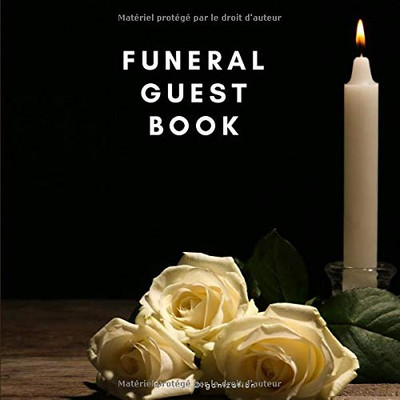 Funeral Guest Book - A celebration of life