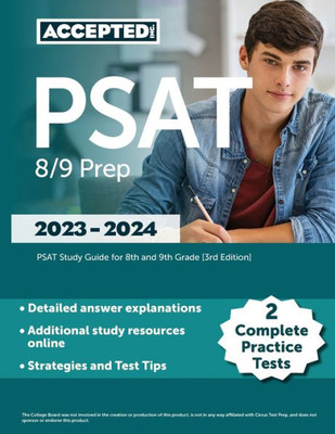 Psat 8/9 Prep 2023-2024: 2 Complete Practice Tests, Psat Study Guide For 8Th And 9Th Grade [3Rd Edition]