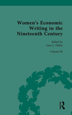 WomenS Economic Writing In The Nineteenth Century