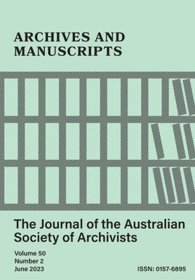 Archives And Manuscripts Vol. 50 No. 2