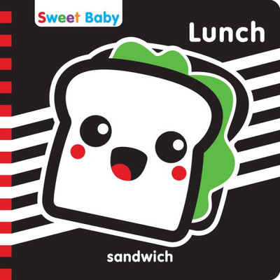 Sweet Baby Series Lunch 6X6 English: A High Contrast Introduction To Mealtime