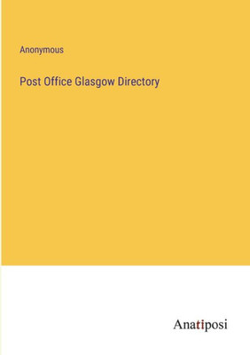 Post Office Glasgow Directory