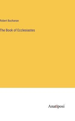 The Book Of Ecclesiastes