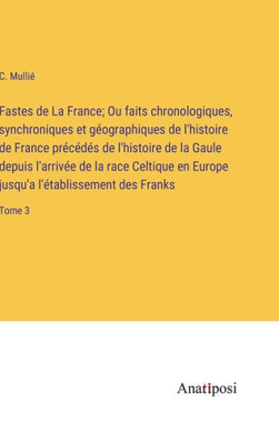 Fastes De La France; Ou Faits Chronologiques, Synchroniques Et Géographiques De L'Histoire De France Précédés De L'Histoire De La Gaule Depuis ... Des Franks: Tome 3 (French Edition)
