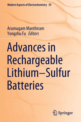 Advances In Rechargeable LithiumSulfur Batteries (Modern Aspects Of Electrochemistry, 59)