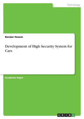 Development Of High Security System For Cars
