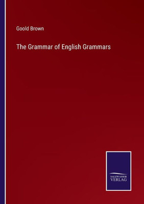 The Grammar Of English Grammars