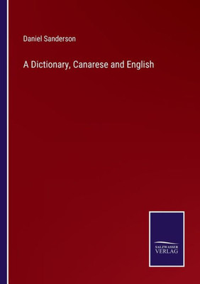 A Dictionary, Canarese And English