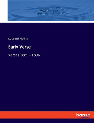 Early Verse: Verses 1889 - 1896