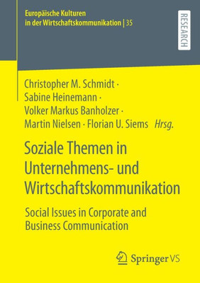 Soziale Themen In Unternehmens- Und Wirtschaftskommunikation: Social Issues In Corporate And Business Communication (Europäische Kulturen In Der Wirtschaftskommunikation, 35) (German Edition)