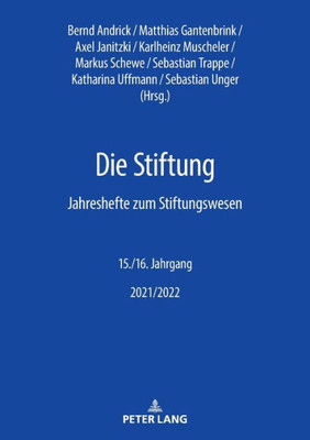 Die Stiftung - Heft 15/16 (German Edition)