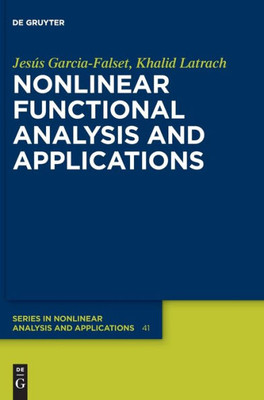 Nonlinear Functional Analysis And Applications (Issn, 41)