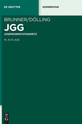 Jugendgerichtsgesetz: Kommentar (De Gruyter Kommentar) (German Edition)
