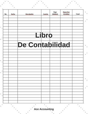 Libro De Contabilidad: Un Simple Libro De Contabilidad Para La Teneduría De Libros (Spanish Edition)