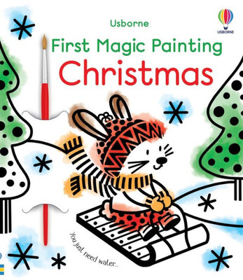 First Magic Painting Christmas: A Christmas Holiday Book For Kids