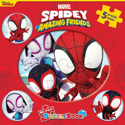 Phidal - Marvel Spidey And His Amazing Friends My First Puzzle Book - Puzzles For Kids And Children Learning Fun