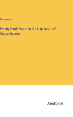 Twenty-Ninth Report To The Legislature Of Massachusetts