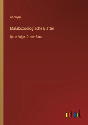 Malakozoologische Blätter: Neue Folge. Dritter Band (German Edition)