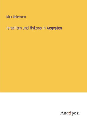 Israeliten Und Hyksos In Aegypten (German Edition)