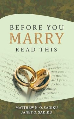 Before You Marry: Read This