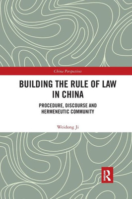 Building the Rule of Law in China (China Perspectives)