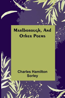 Marlborough, and Other Poems