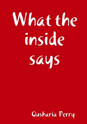 What the inside says