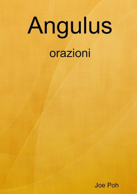 Angulus: orazioni (Italian Edition)