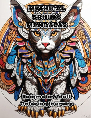 Mythical Sphinx Mandalas: Enigmatic Adult Coloring Journey