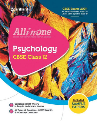 All In One Class 12th Psychology for CBSE Exam 2024