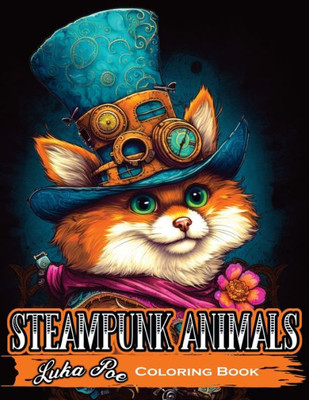 Steampunk Animals: A Creative Coloring Experience for Adults